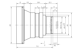 95mm f/1.5 Athermalized Lenses for LWIR Thermal Imaging Camera